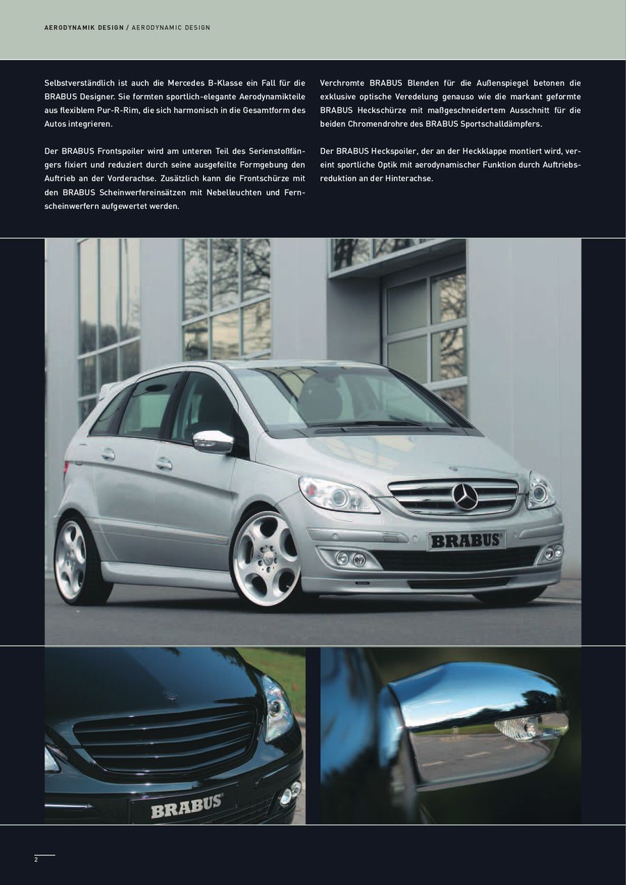 Gesamtprogramm Fur B Klasse T 245 Version 7 07 Von Brabus Gmbh