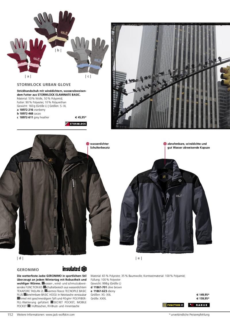 Seite 13 von urban outdoor 20072008 urban outdoor 20072008 von JACK WOLFSKIN