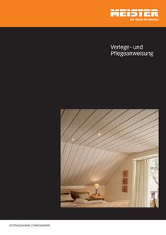 Verlege- und Pflegeanweisung Paneele 2006