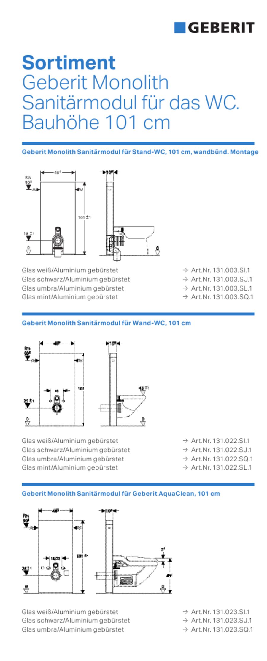 Geberit Monolith Stand Wc Montageanleitung