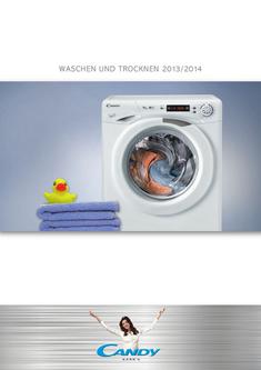 Candy Waschen und Trocknen 2013/2014 