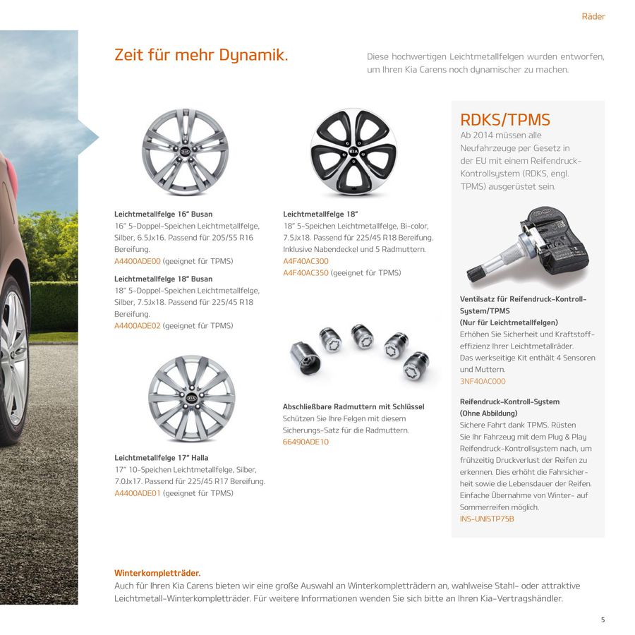 Kia Carens Zubehor 2014 Von Kia Motors Deutschland Gmbh