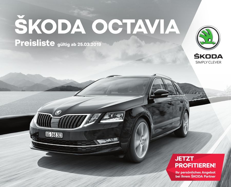 Octavia Preisliste Gultig Ab 25 03 2019 Von Skoda Schweiz Amag