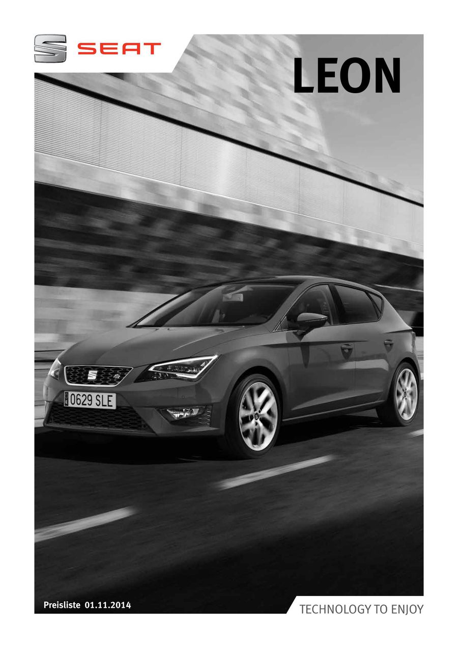 Seat Leon Preisliste 14 Von Seat Schweiz Amag