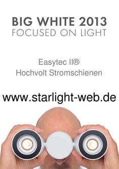Hochvolt Stromschienen für Leuchten 2013