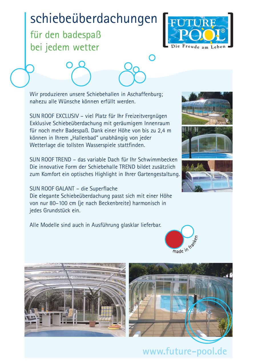 Messeneuheiten Von Future Pool