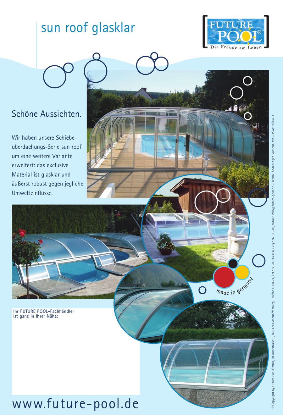 Schiebeuberdachungen Sun Roof Von Future Pool