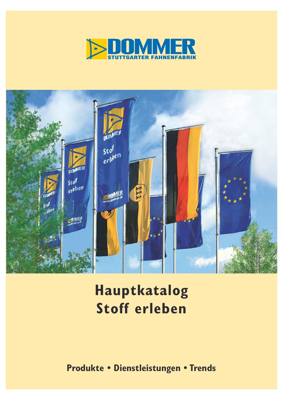 Hauptkatalog 08 Von Dommer Stuttgarter Fahnenfabrik