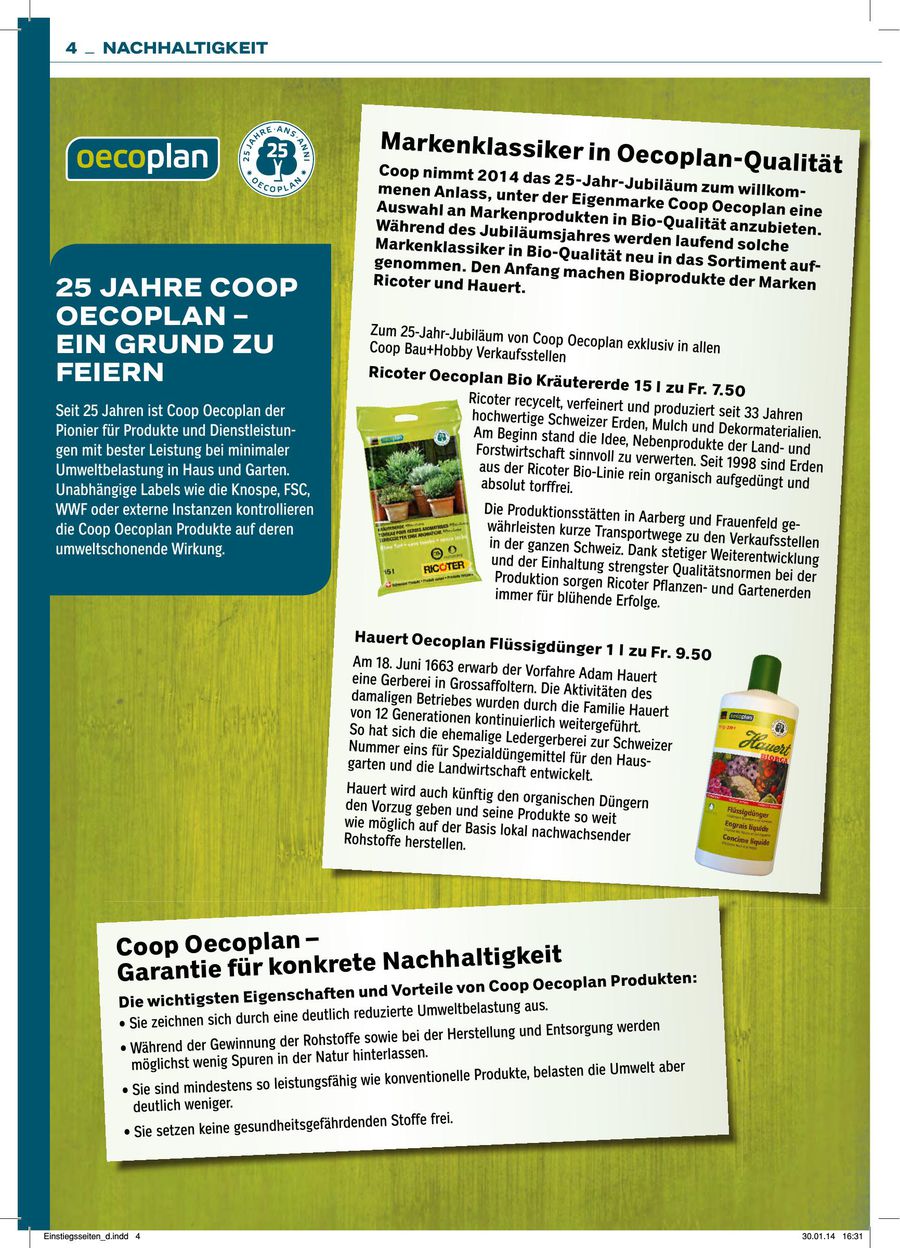 Fur Die Gartensaison 2014 Von Coop Bau Hobby