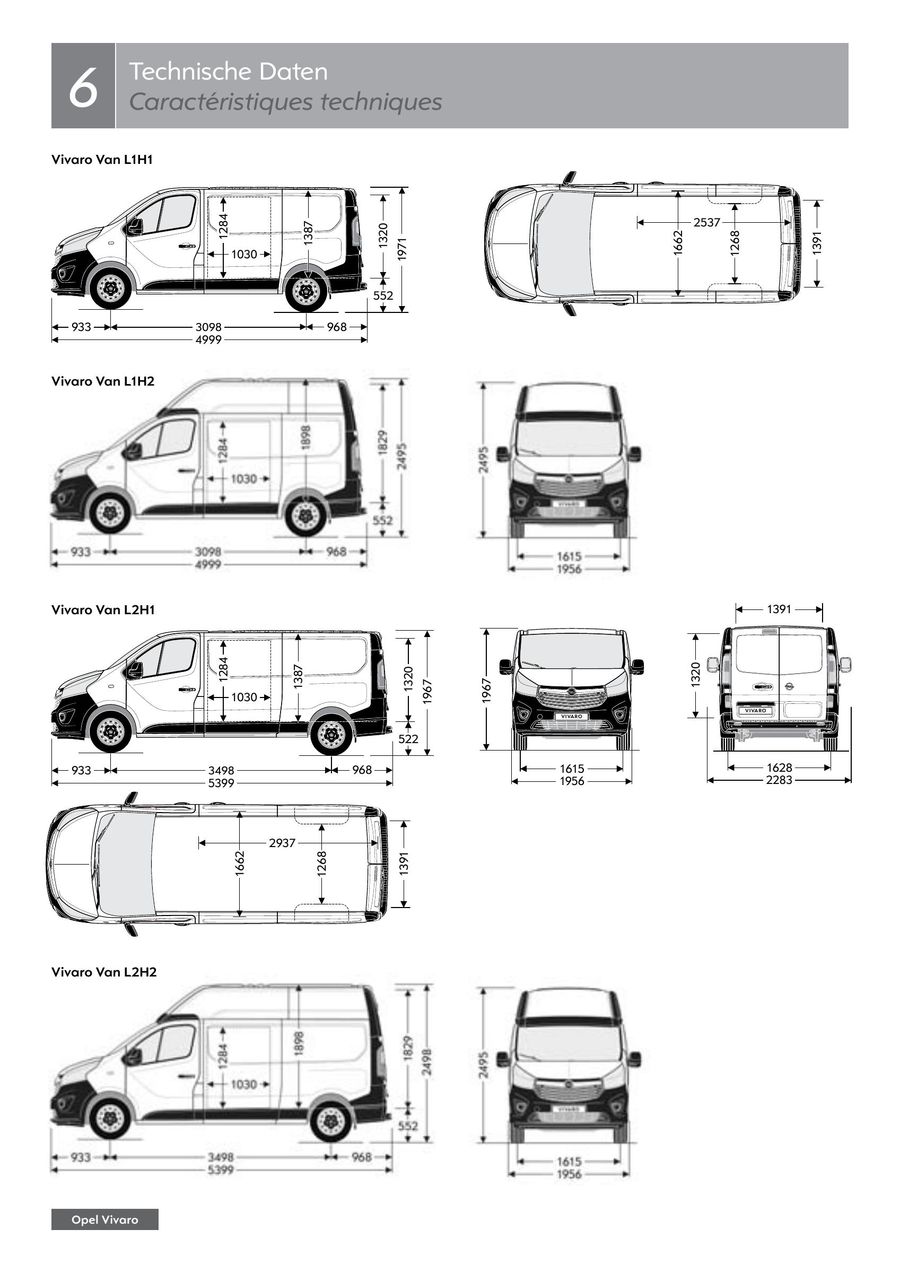 Seite 16 Von Opel Vivaro Van Combi Preisliste 15