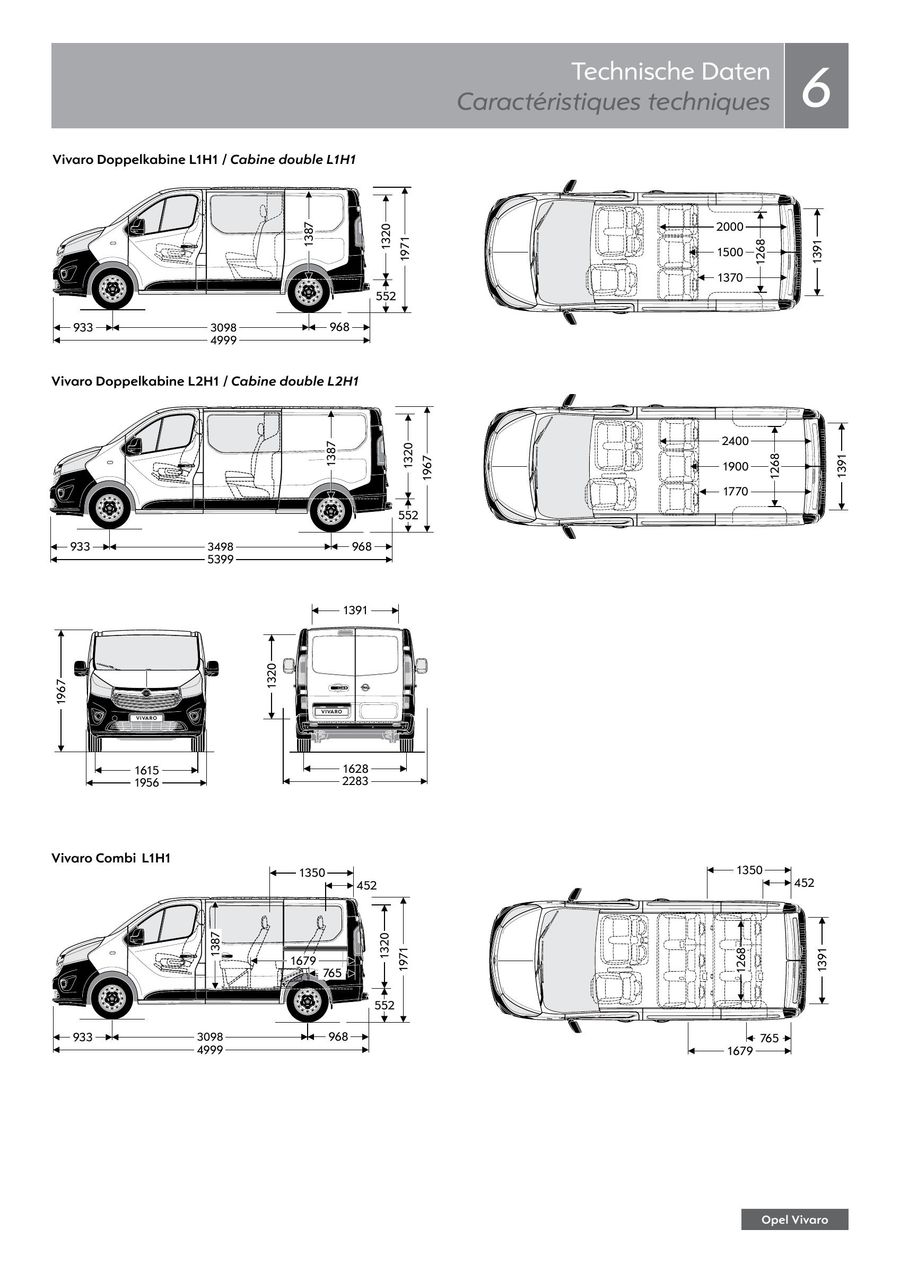 Seite 16 Von Opel Vivaro Van Combi Preisliste 2015