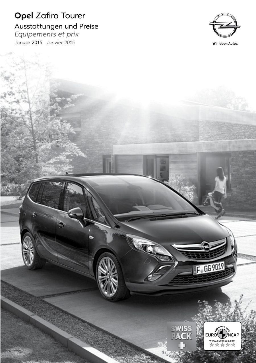 Opel Zafira Tourer Preisliste 2015 Von Opel