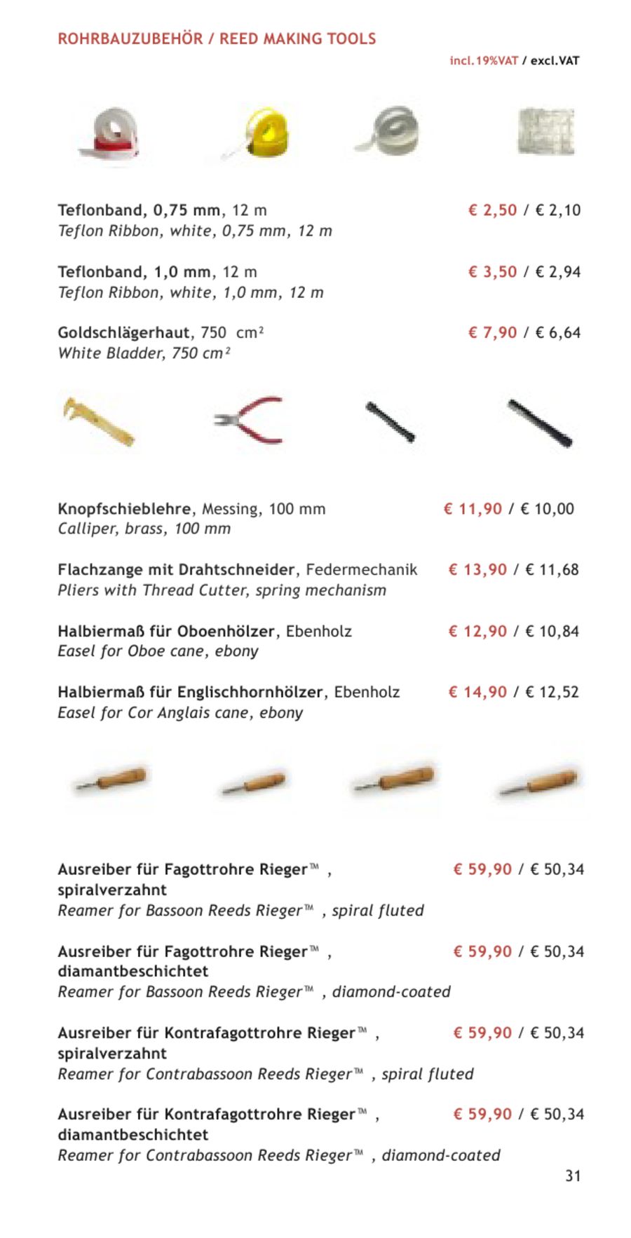 Seite 32 Von Rohrblatter Fur Oboe Und Fagott 2010
