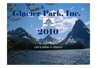 Glacier Park Presentation 2010