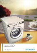 Neuheiten Wäschepflege 2010/2011 von Siemens Hausgeräte Schweiz