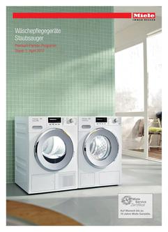 Premium-Programm für Wäschepflege-Geräte und Staubsauger 2017