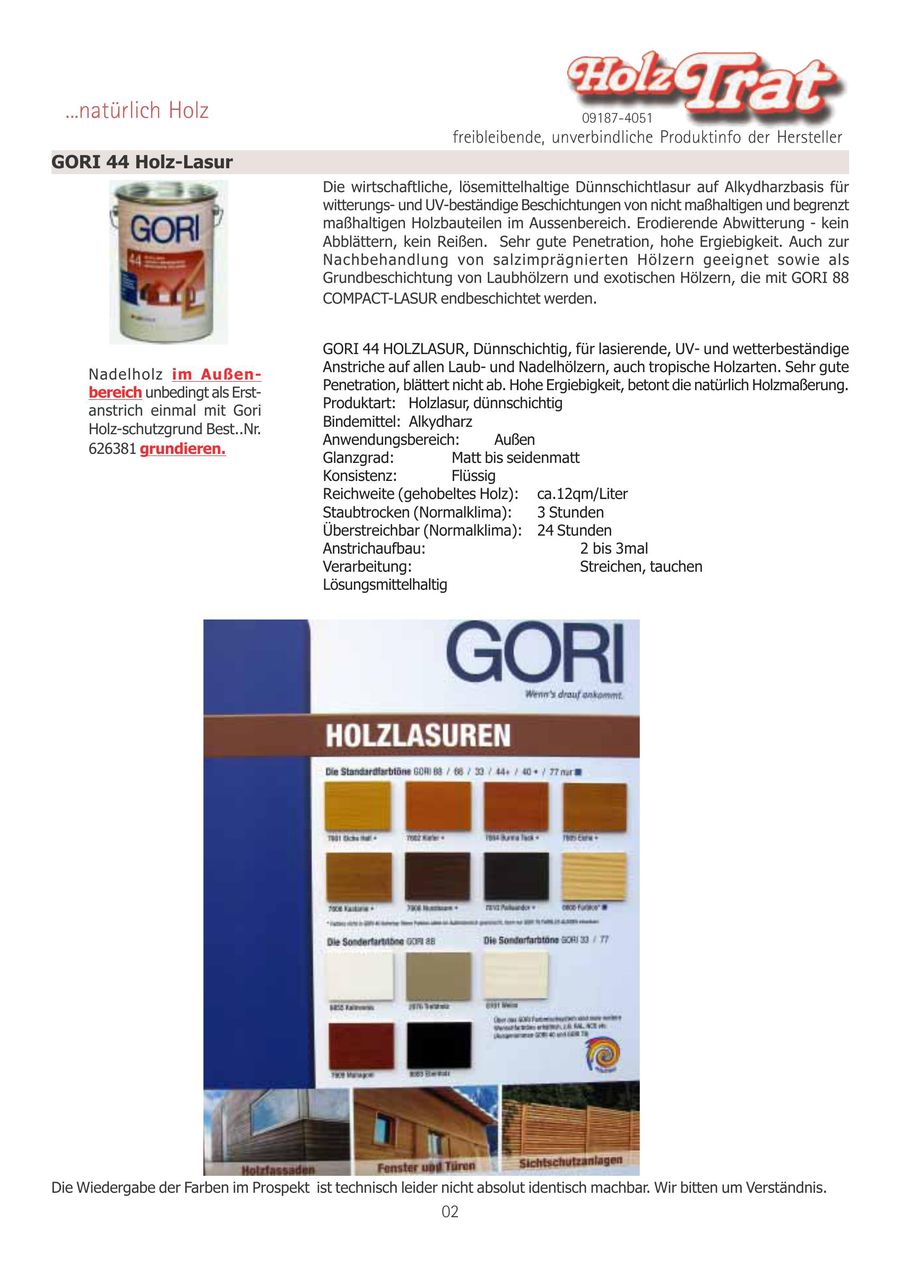 Farben 2014 Von Holz Trat