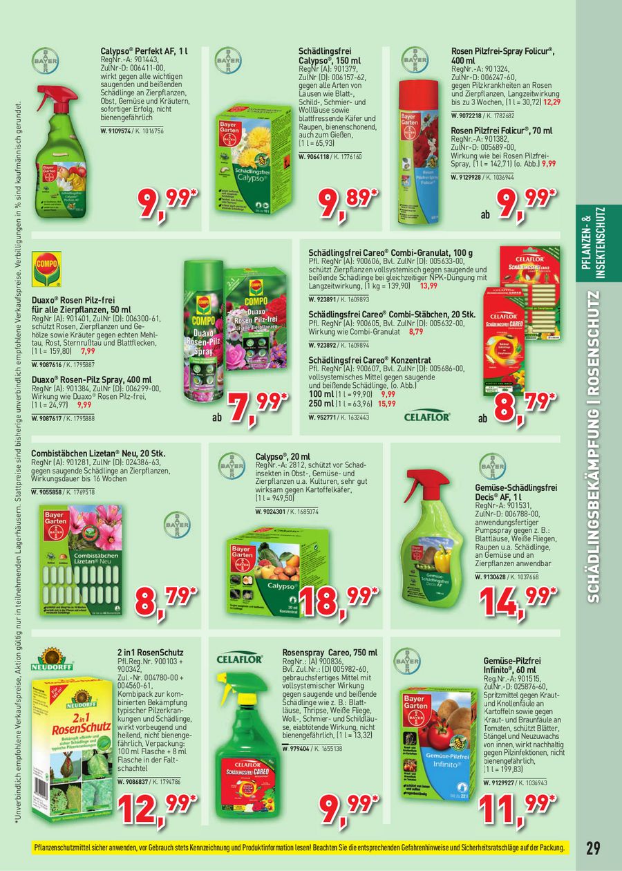 Pflanzen Insektenschutz Garten Freizeit Katalog 2011 Von