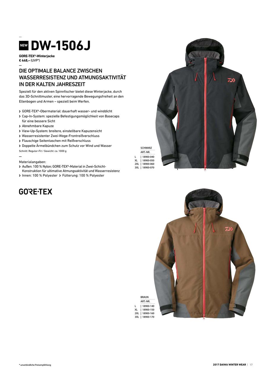 daiwa winterjacke