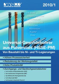 Universal-Gewindebohrer aus Pulverstahl (HSSE-PM) - Programm 2010/1