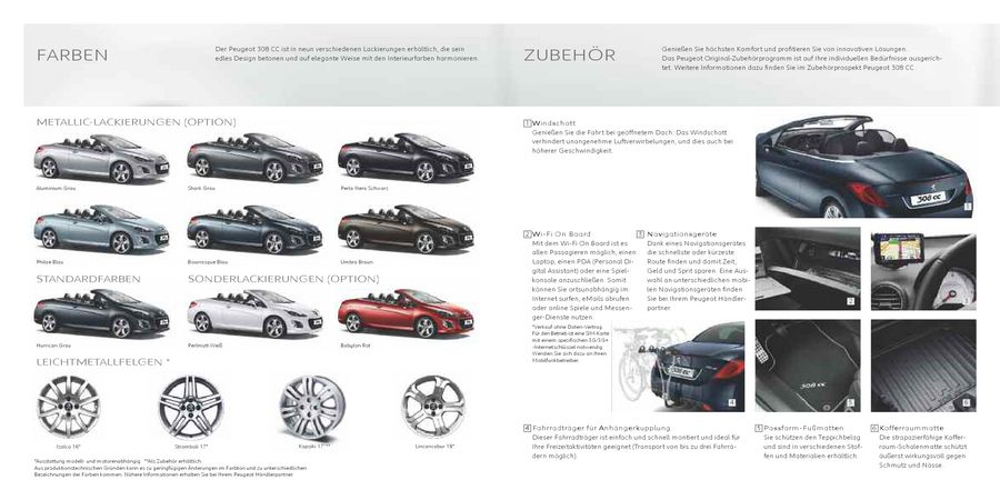 Seite 10 Von Peugeot 308 Cc Katalog 2011