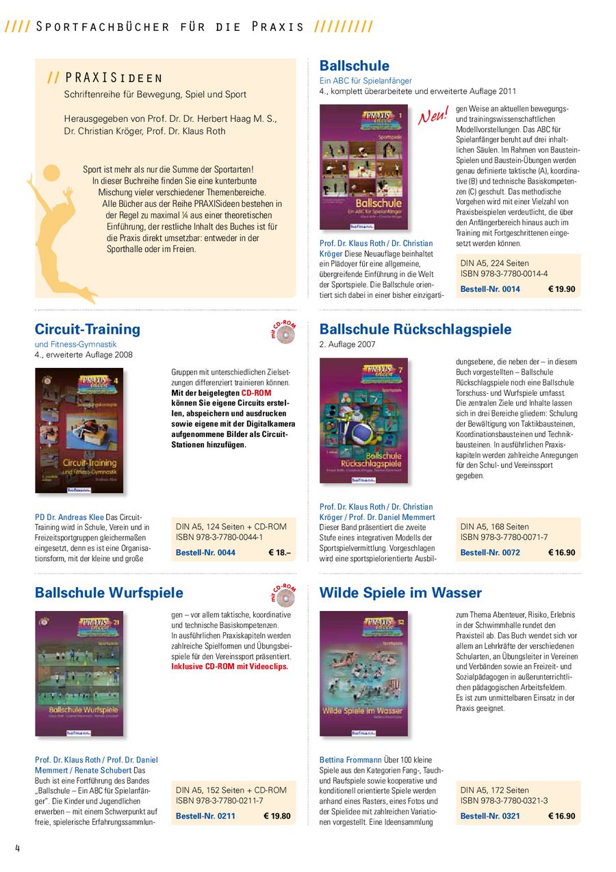 Sportfachbucher Herbst Winter 2011 2012 Von Hofmann Verlag