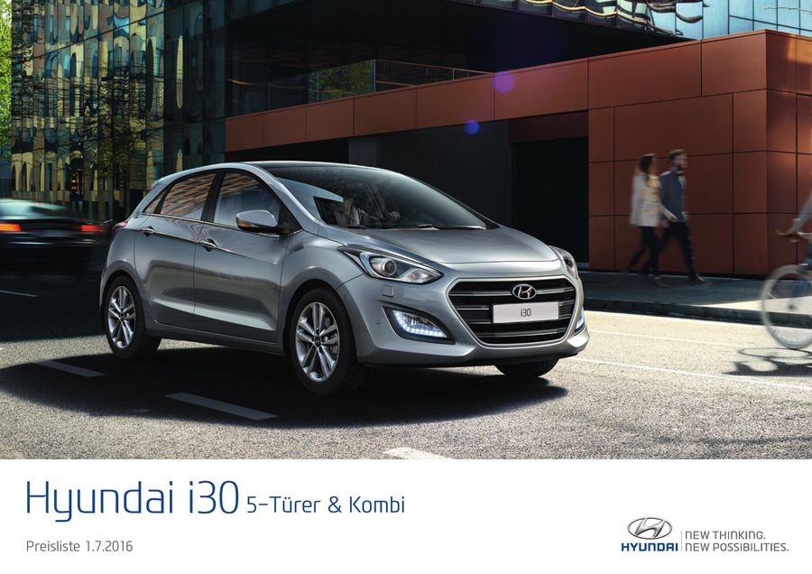 Seite 7 Von Hyundai I30 5 Turer Kombi Preisliste 1 7 2016