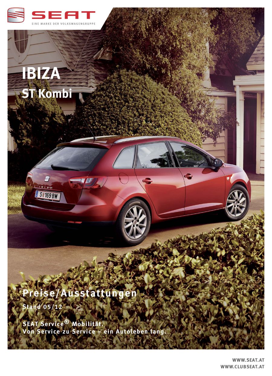 Seat Ibiza St Kombi Preisliste 05 12 Von Österreich
