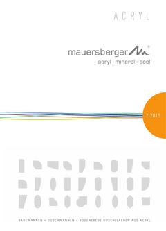 Mauersberger Katalog 2015