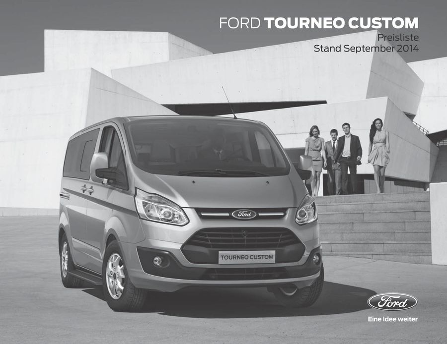 Preisliste Ford Tourneo Custom 2014 Von Ford Osterreich