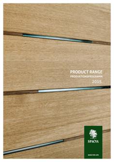 Produktionsprogramm Holzböden und Türen 2015