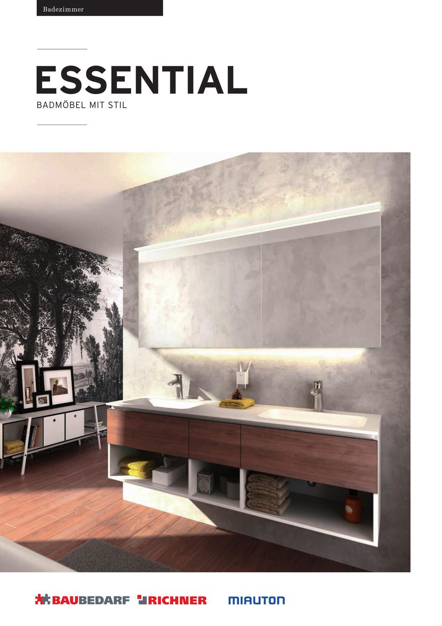 Essential Badmöbel 2015 von Baubedarf Richner Miauton Essential Badmöbel 2015 von Baubedarf Richner Miauton