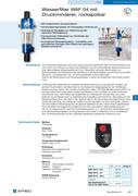 Ausrustung Fur Trinkwasserversorgung Und Regenwassernutzung 2015 2016 Von Afriso Euro Index