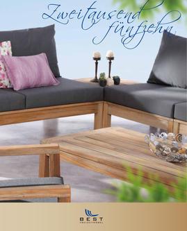 Kataloge für Gartenmöbel, Tische und Stühle für den Sitzplatz