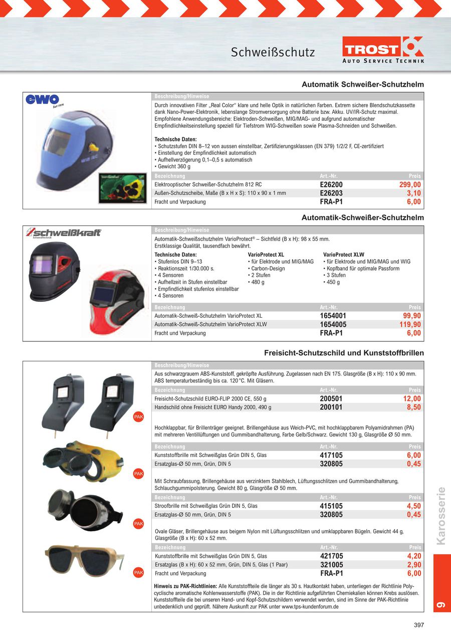 Schweißer Schutzschild Handschutzschild /"Euro-Handy/" 2000 mit Gläser #