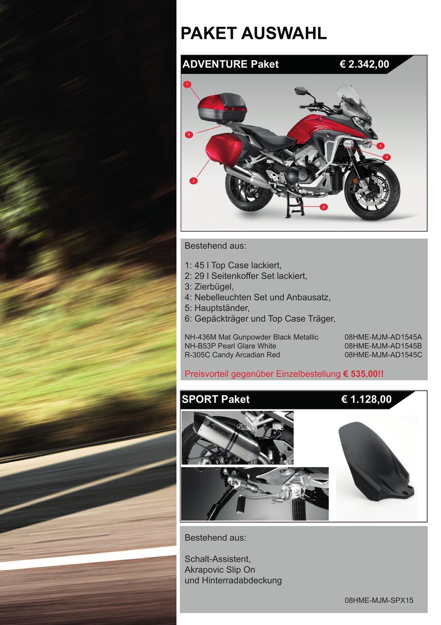 Honda Zubehör Crossrunner 2016 Von Honda Motorräder österreich