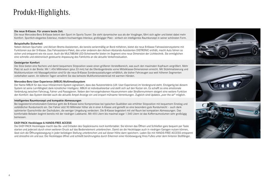 B Klasse W247 Preisliste 2019 Von Mercedes Benz Osterreich