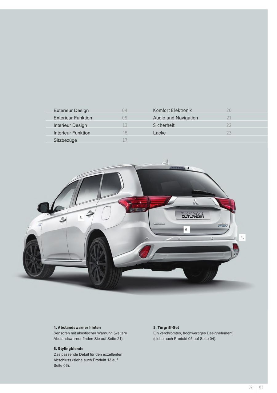 Plug In Hybrid Outlander Zubehorprospekt 08 2017 Von Mitsubishi Motors Deutschland