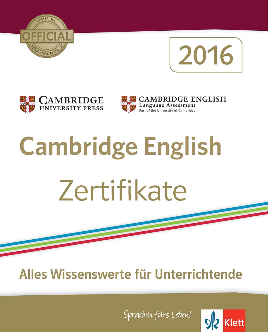 Cambridge English Zertifikate 2016 Von Ernst Klett Sprachen