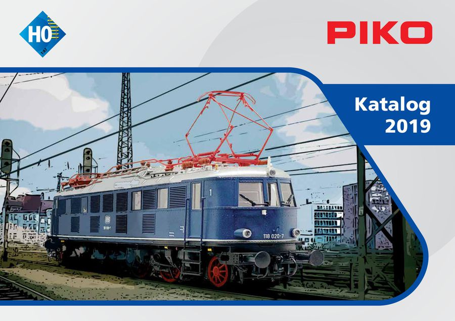 Piko catálogo pista h0 2018 452 páginas nuevo neuheitenprospekte