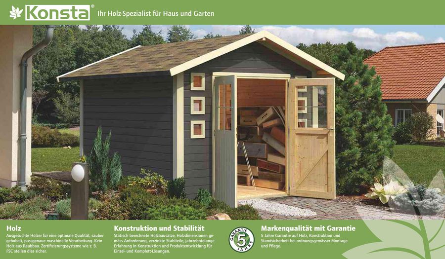 Gartenhauser Sortimentsubersicht 2016 Von Hornbach Baumarkt Schweiz