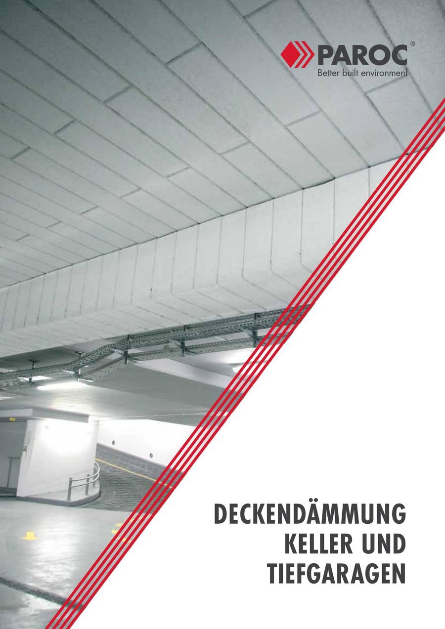 Deckendammung Keller Und Tiefgaragen 2015 Von Paroc