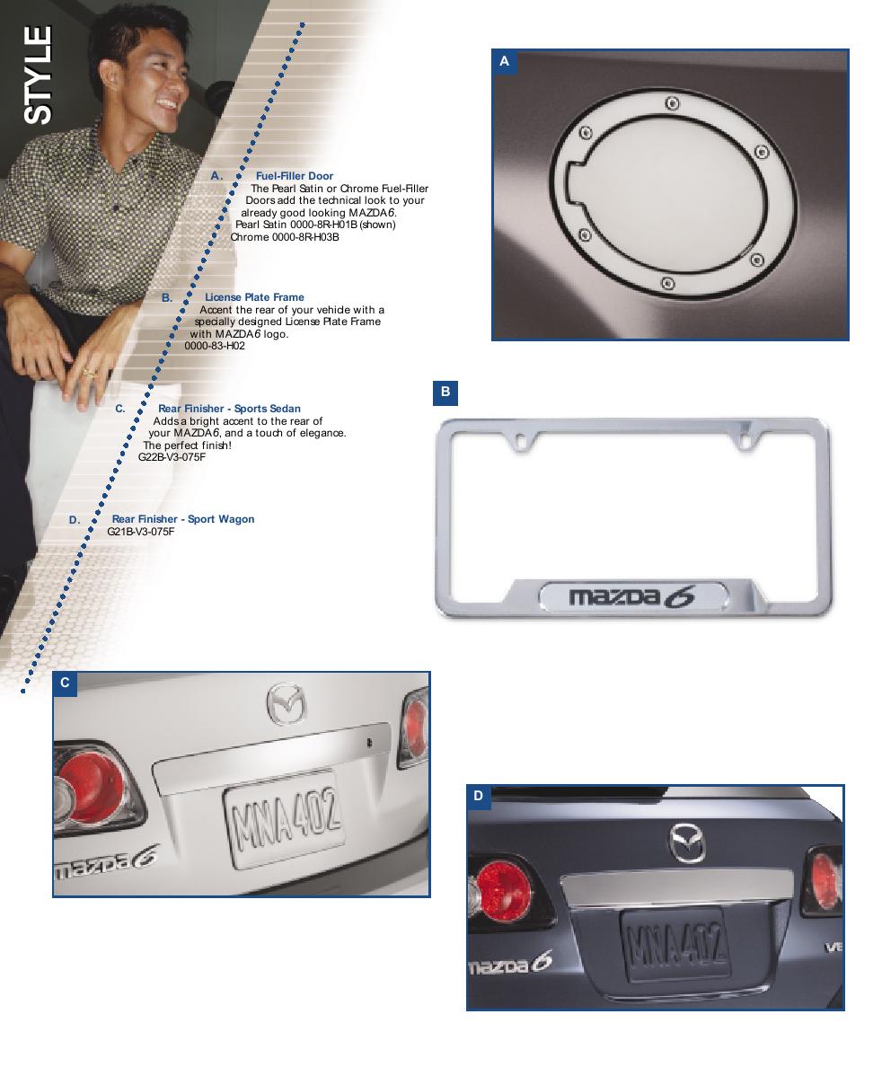 2006 mazda 6 accessories