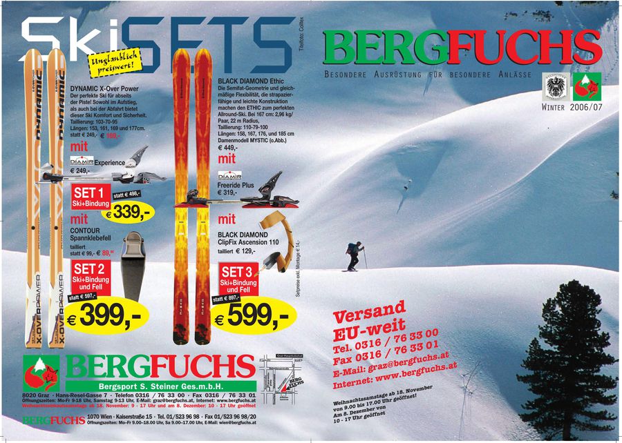 Outdoor Ausrüstung Winter 200910 von Bergfuchs, Bergsport S Outdoor Ausrüstung Winter 200910 von Bergfuchs, Bergsport S