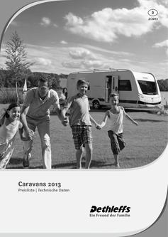 Preisliste/Technische Daten Caravans 2013