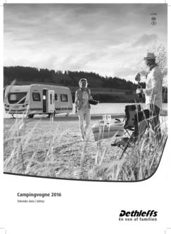 Tekniske data - Dethleffs campingvogne 2016 (Dänisch)