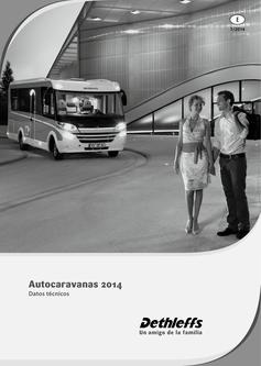 Catálogo Datos Técnicos Autocaravanas 2014 (Spanisch)