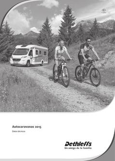 Catálogo Datos Técnicos Autocaravanas 2015 (Spanisch)