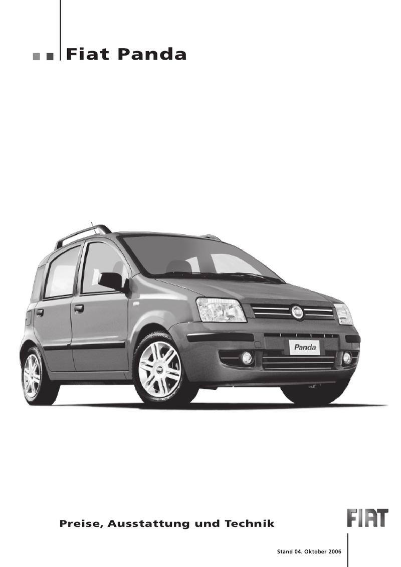 Fiat Panda Preisliste 2006 Von Fiat Deutschland