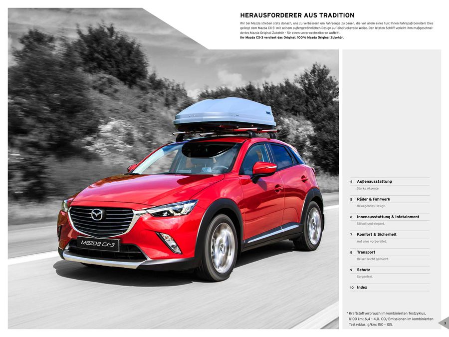 Mazda Cx 3 Zubehor Broschure 2016 Von Mazda Deutschland